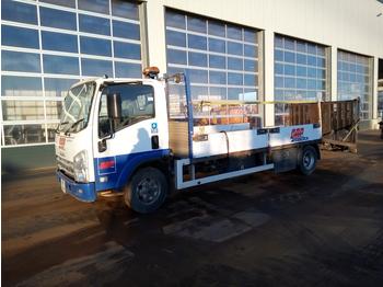 Sal/ Açık kasa kamyon nakliyatı için ağır ekipman 2013 Isuzu N75.190: fotoğraf 1
