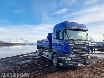 Damperli kamyon 2014 Scania R-serie - KROKLØFTBIL - Euroklasse 6T- 330000 Km.- JOABKROK- KASSE: fotoğraf 1