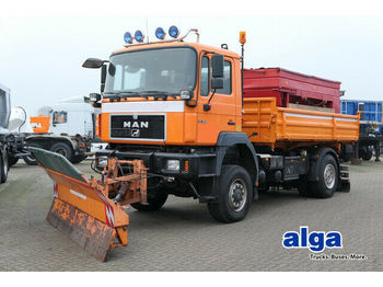 Damperli kamyon MAN 18.364 FALK 4x4, Schneeschild, Streuer, Allrad