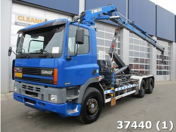 Kancalı yükleyici kamyon Ginaf M 3232-S 6x4 Hiab 22 ton/meter Kran: fotoğraf 1
