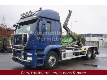 Kancalı yükleyici kamyon Iveco Stralis 420 BL *Retarder/Schubhaken/Lenk+Lift: fotoğraf 1