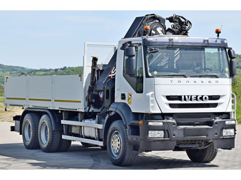Vinçli kamyon Iveco TRAKKER 410* HIAB 211 EH-6 HIDUO+FUNK /6x4: fotoğraf 3