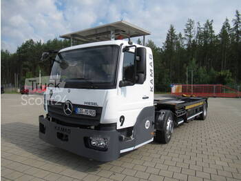 Konteynır taşıyıcı/ Yedek karoser kamyon - KAMAG WIESEL mit Sattelplatte: fotoğraf 1