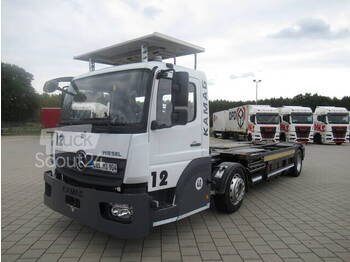 Konteynır taşıyıcı/ Yedek karoser kamyon - KAMAG WIESEL mit Sattelplatte: fotoğraf 1