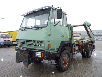 Steyr 1291 310 4x4 Absetzkipper Gigant2 blattgefedert - Konteynır taşıyıcı/ Yedek karoser kamyon
