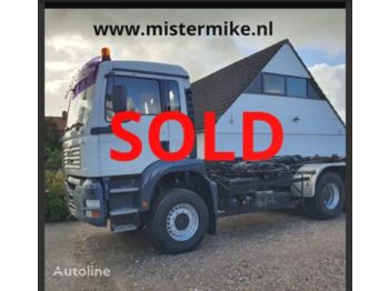 Yeni Konteynır taşıyıcı/ Yedek karoser kamyon MAN 26.350, Full Spring, New tyres, Belgium: fotoğraf 1