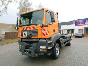 Kancalı yükleyici kamyon MAN TGS 18.350 4x4, Euro 4,  Meiler-Hakengerät: fotoğraf 1