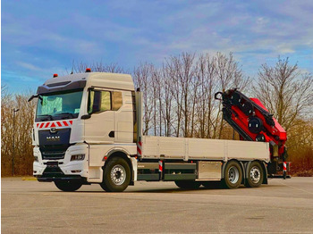 Yeni Vinçli kamyon, Sal/ Açık kasa kamyon MAN TGX TG3 26.510 HMF Kran 5020K RCS  + JIB: fotoğraf 3