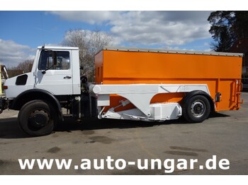 Konteynır taşıyıcı/ Yedek karoser kamyon MERCEDES-BENZ Unimog U1700 Ruthmann Cargoloader  mit Wechselcontainer: fotoğraf 2