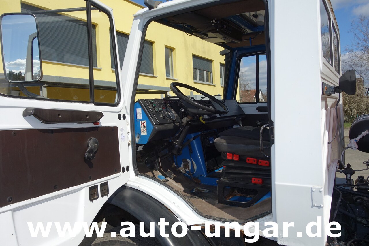 Konteynır taşıyıcı/ Yedek karoser kamyon MERCEDES-BENZ Unimog U1700 Ruthmann Cargoloader  mit Wechselcontainer: fotoğraf 13