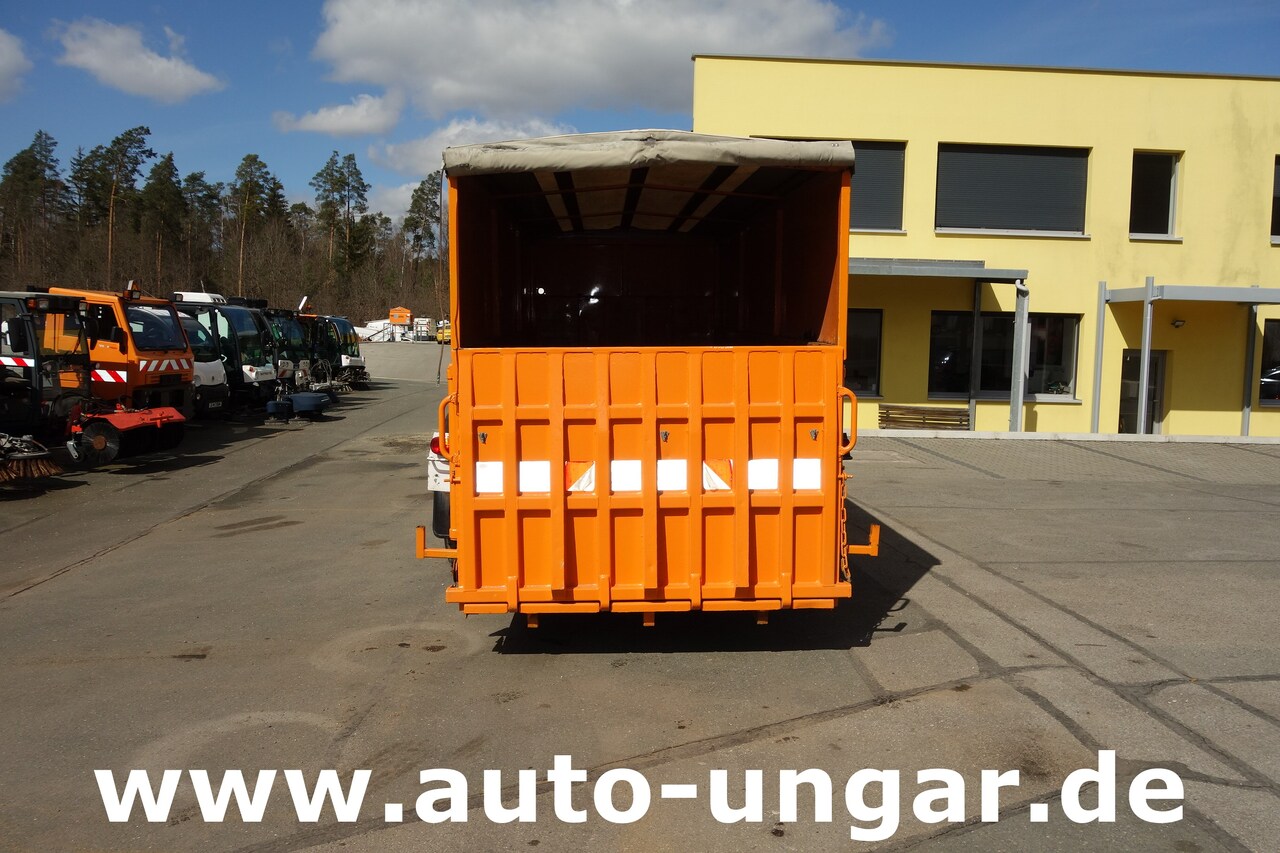 Konteynır taşıyıcı/ Yedek karoser kamyon MERCEDES-BENZ Unimog U1700 Ruthmann Cargoloader  mit Wechselcontainer: fotoğraf 4