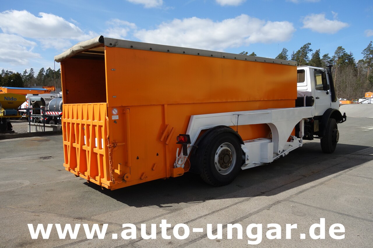 Konteynır taşıyıcı/ Yedek karoser kamyon MERCEDES-BENZ Unimog U1700 Ruthmann Cargoloader  mit Wechselcontainer: fotoğraf 5