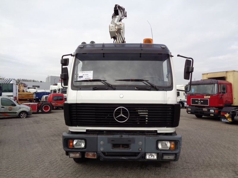 Kancalı yükleyici kamyon, Vinçli kamyon Mercedes-Benz SK 2433 + Semi-Auto + PTO + Serie 14 Crane + 3 pedals: fotoğraf 2