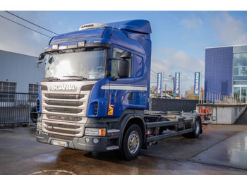 Konteynır taşıyıcı/ Yedek karoser kamyon SCANIA R360+E5+INTARDER+DHOLLANDIA: fotoğraf 1