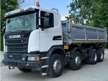Damperli kamyon Scania 450 8x4 EURO6 DSK mit Bordmatik TOP!: fotoğraf 1