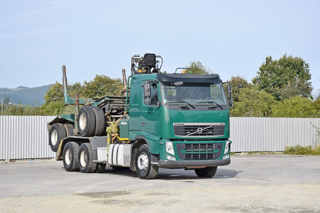 Tomruk kamyonu, Vinçli kamyon Volvo FH 500 * LOGLIFT F251 S80A + Anhänger /6x4: fotoğraf 2