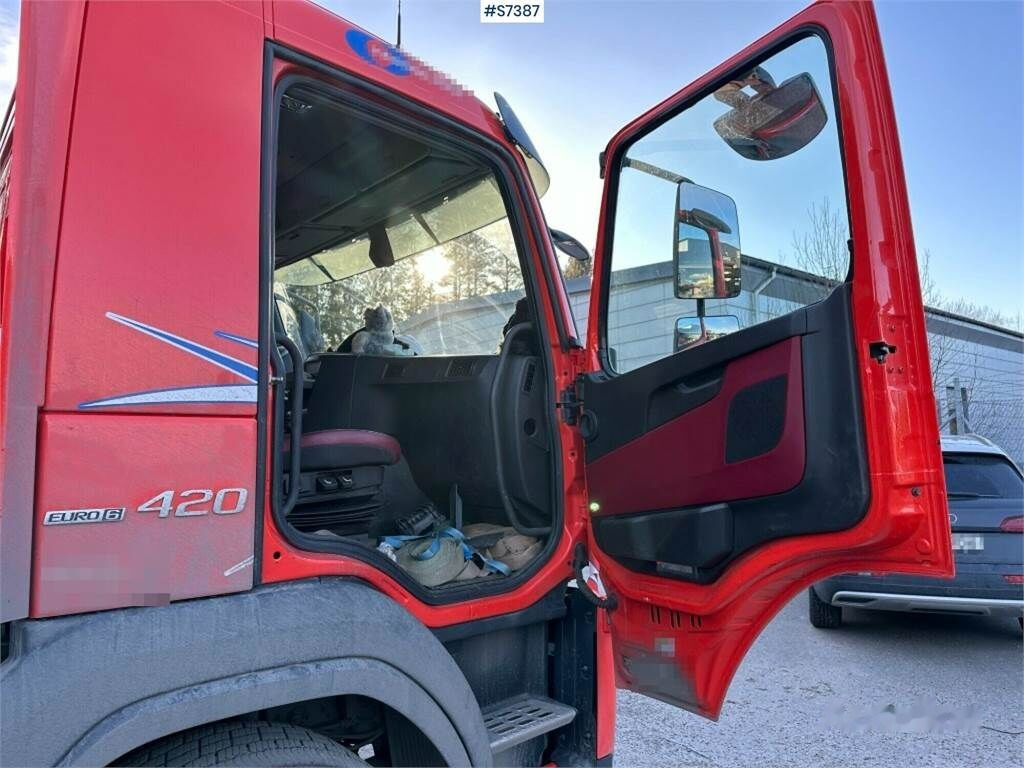 Sal/ Açık kasa kamyon, Vinçli kamyon Volvo FM 420: fotoğraf 38