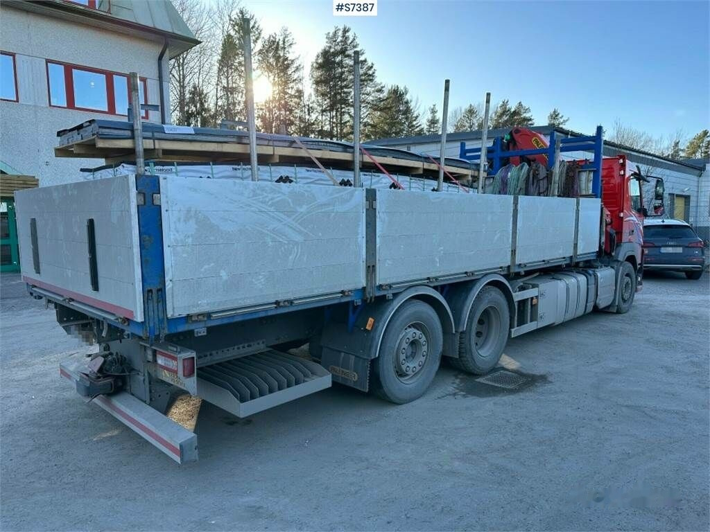 Sal/ Açık kasa kamyon, Vinçli kamyon Volvo FM 420: fotoğraf 14