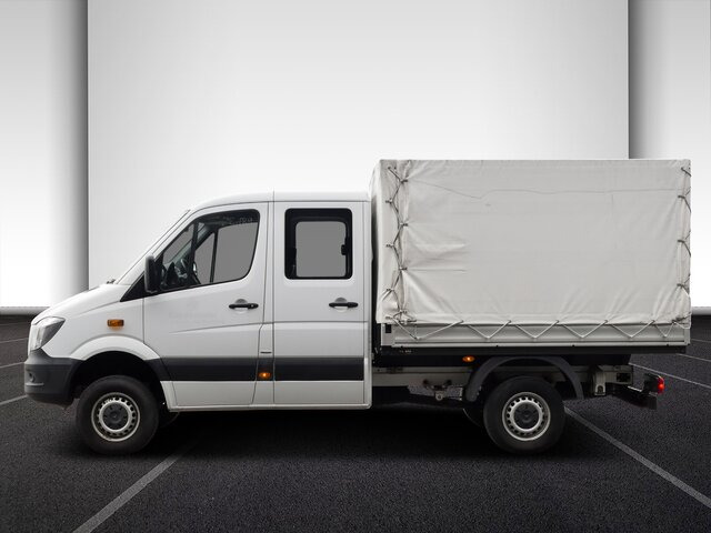 Açık kasa kamyonet, Çift kabin kamyonet MERCEDES-BENZ Sprinter 316CDI DOKA,Allrad,Klima: fotoğraf 17