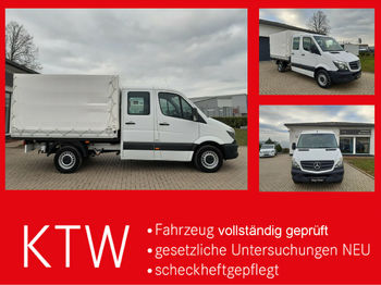 Tenteli kamyonet, Çift kabin kamyonet Mercedes-Benz Sprinter 314 CDI DOKA Pritsche,Klima,EURO6: fotoğraf 1