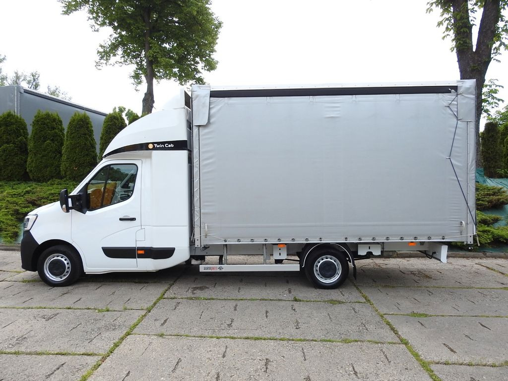 Tenteli kamyonet, Çift kabin kamyonet Renault MASTER PRITSCHE PLANE 8 PALETTEN WEBASTO A/C: fotoğraf 10