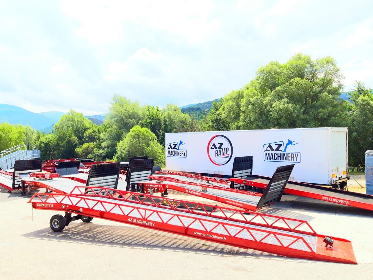 Yeni Yükleme rampası AZ RAMP EASY-XL 8 mobile loading ramp: fotoğraf 5