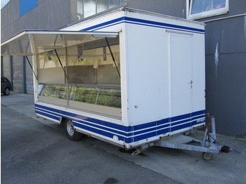 Hoffmann Verkaufsanhänger mit Kühltheke, Fischwagen - Römork