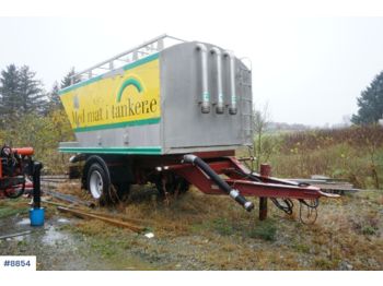 Damperli römork Istrail 1 axle power feed / bulk trailer with tipp, approx 16 m3. Repair object: fotoğraf 1
