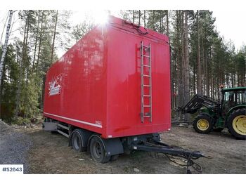 TYLLIS 4PVH Wood Chip Combi trailer with hydraulics - Kapalı karoser römork