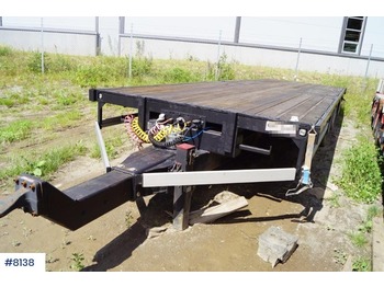  Vogelzang 2 axle flatbed trailer - Platform/ Açık kasa römork