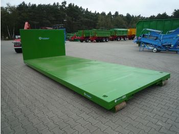 EURO-Jabelmann Container STE 6500/Plattform Abrollcontainer, Ha  - Kancalı konteyner