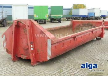 Kancalı konteyner Behringer, 11m³, Heckpendelklappe, Container