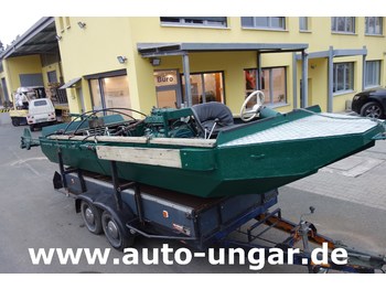 Traktör Mulag Mähboot mit Heckmäher Volvo-Penta  Diesel Mulag - Gödde - Berky inkl. Anhänger: fotoğraf 2