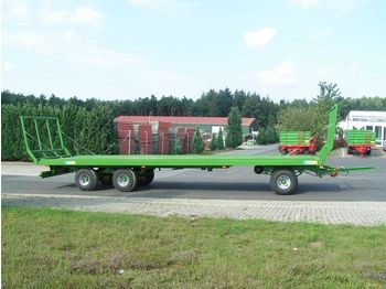 Yeni Platform traktör römorku Pronar Ballenwagen TO 26 M, 18 t., Druckluft, 3-achser: fotoğraf 1