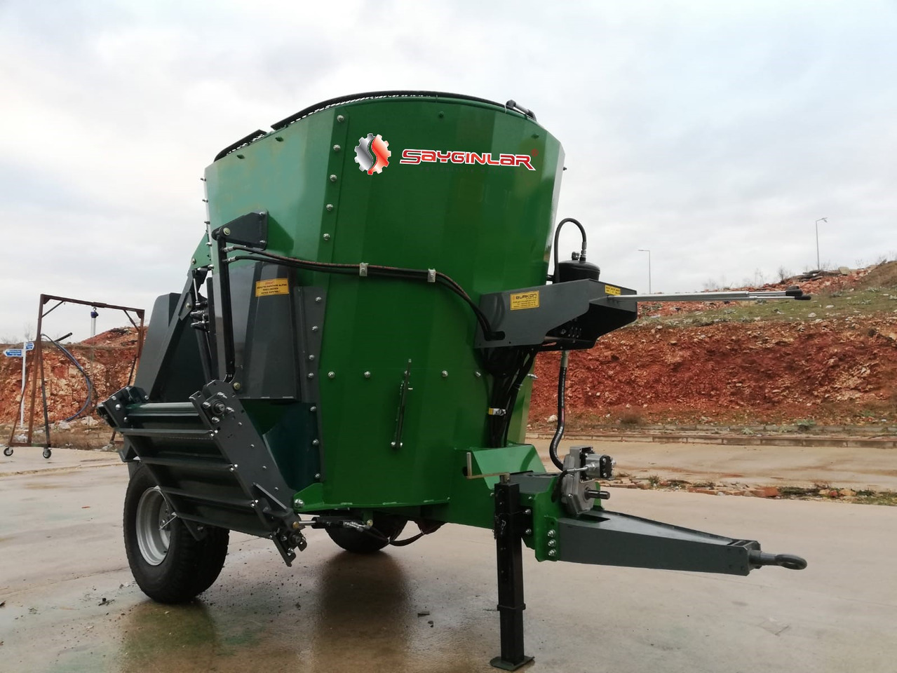 Yeni Hayvancılık ekipmanları SAYGINLAR vertical feed mixer wagon: fotoğraf 7
