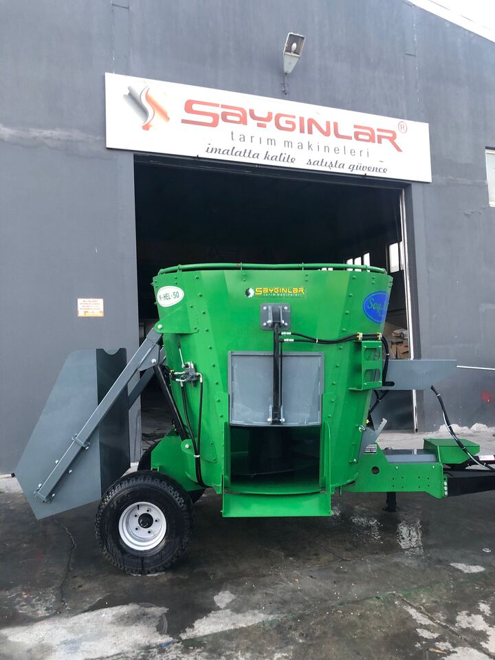 Yeni Hayvancılık ekipmanları SAYGINLAR vertical feed mixer wagon: fotoğraf 4