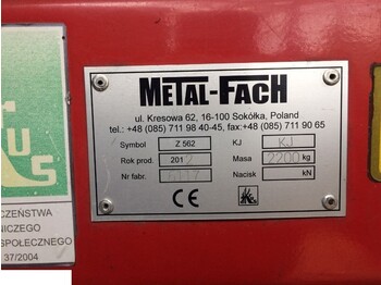  Prasa Sipma Metal Fach 2012 rok Z562 - Silindirik balya makinesi