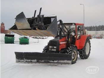 Volvo BM Valmet 705-4 Traktor med lastare plog & skopor  - Traktör