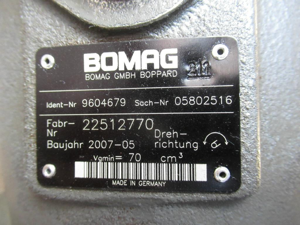 Hidrolik motor - İş makinaları Bomag 05802516 -: fotoğraf 7