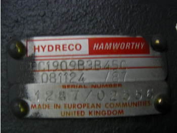Hidrolik pompa - İş makinaları Hydreco Hamworthy BC1909B3B45C: fotoğraf 1