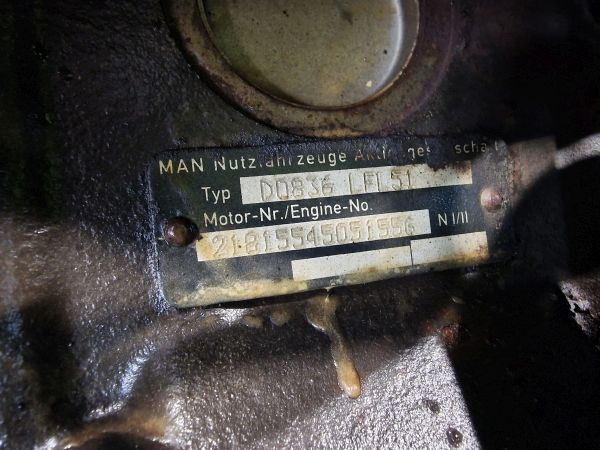Motor - Kamyon MAN D0836 LFL51 Engine (Truck): fotoğraf 10