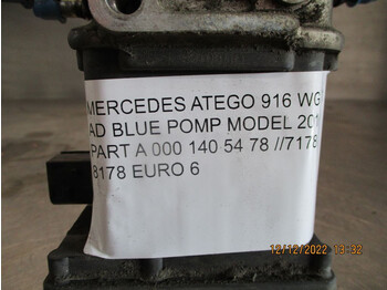 Yakıt sistemi - Kamyon Mercedes-Benz A 000 140 54 78 // 71 78 // 81 78 AD BLUE POMP EURO 6 ATEGO: fotoğraf 3