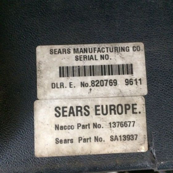 Kabin ve iç mekan - Malzeme taşıma ekipmanı Sears seat: fotoğraf 5