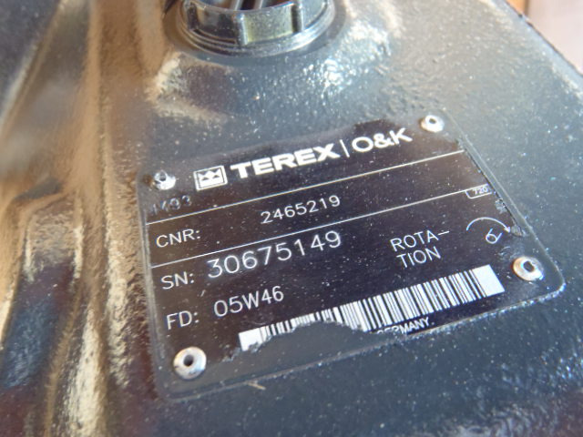 Hidrolik pompa - İş makinaları Terex O&K 2465219 -: fotoğraf 3
