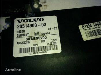 Yönetim bloku - Otobüs Volvo Siemts VDO 20514900-03 20569213-P03. 20744283-01. 20865208-02.   Volvo B12: fotoğraf 4