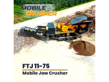 FABO FTJ 11-75 MOBILE JAW CRUSHER 150-300 TPH | AVAILABLE IN STOCK - Asfalt santrali: fotoğraf 1