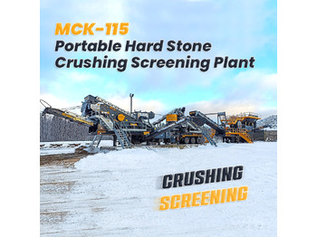 FABO MCK-115 MOBILE CRUSHING & SCREENING PLANT FOR HARDSTONE | 180-300 TPH - Mobil konkasör tesisi: fotoğraf 1