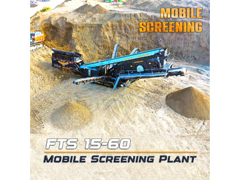 FABO FTS 15-60 MOBILE SCREENING PLANT 500-600 TPH | Ready in Stock - Mobil konkasör tesisi: fotoğraf 1