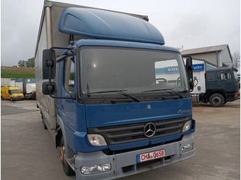 Mercedes-Benz ATEGO 822 4x2L Klima, Luftgef.,AHK,Spoiler,TÜV  - Tenteli kamyonet: fotoğraf 3