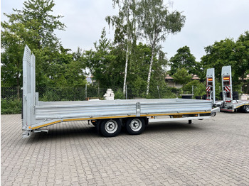 Alçak çerçeveli platform römork Möslein  Neuer Tandemtieflader, 7,28 m Ladefläche, breit: fotoğraf 3